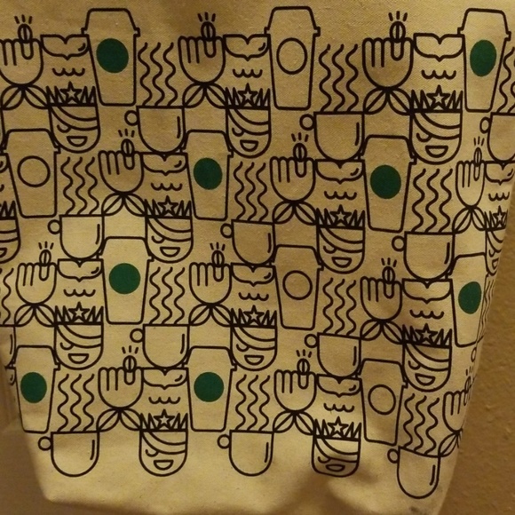 Starbucks Canvas Travel Bag/Tote - Picture 4 of 5